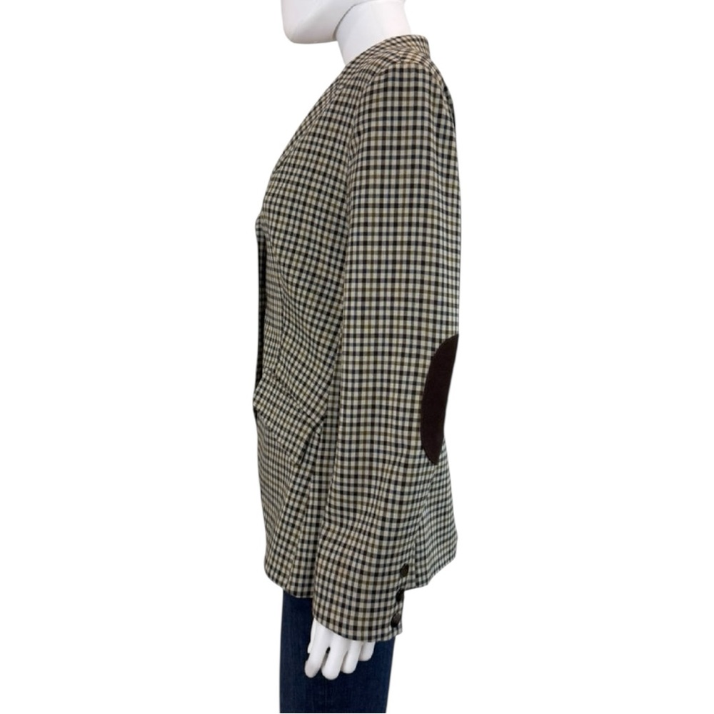 Robert Kitchen Vintage Plaid Blazer Jacket Size 8 M0751 - Picture 2 of 14